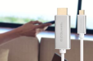 EZQuest USB-C/Thunderbolt 3 to HDMI 4K Cable