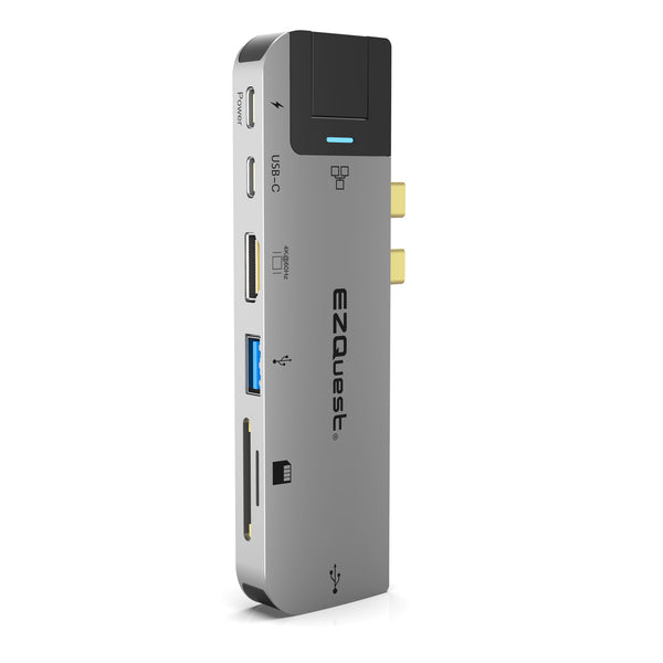 USB-C Multimedia Hub Adapter 8 Ports with 4K 60Hz and Power Delivery 3.0 image 2 — alternate view