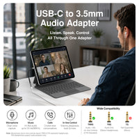 Pro Series USB-C to Audio Adapter — View 2