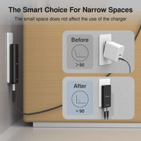 UltraSlim 70W GaN II Dual USB-C PD Wall Charger - Black