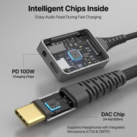 Pro Series USB-C to Audio / PD Adapter — View 5