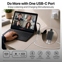 Pro Series USB-C to Audio / PD Adapter — View 2