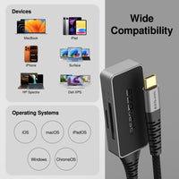 Pro Series USB-C to SD/Micro SD Card Reader — View 5