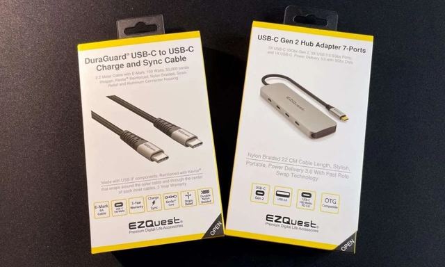 EZQuest USB-C Gen 2 Hub and DuraGuard USB-C Cable REVIEW