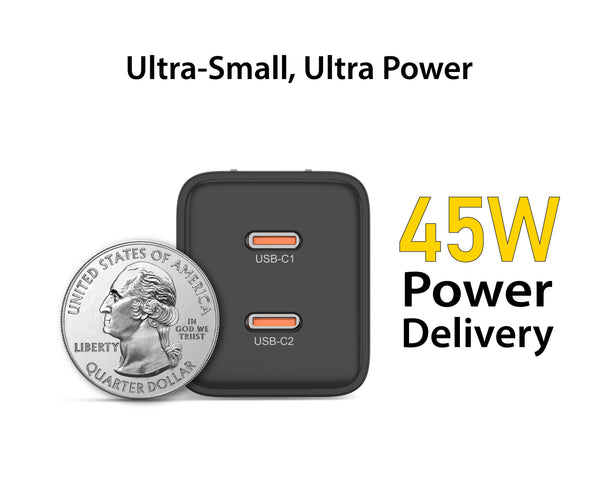 UltimatePower 45W GaN II USB-C PD Wall Charger image 2 — alternate view