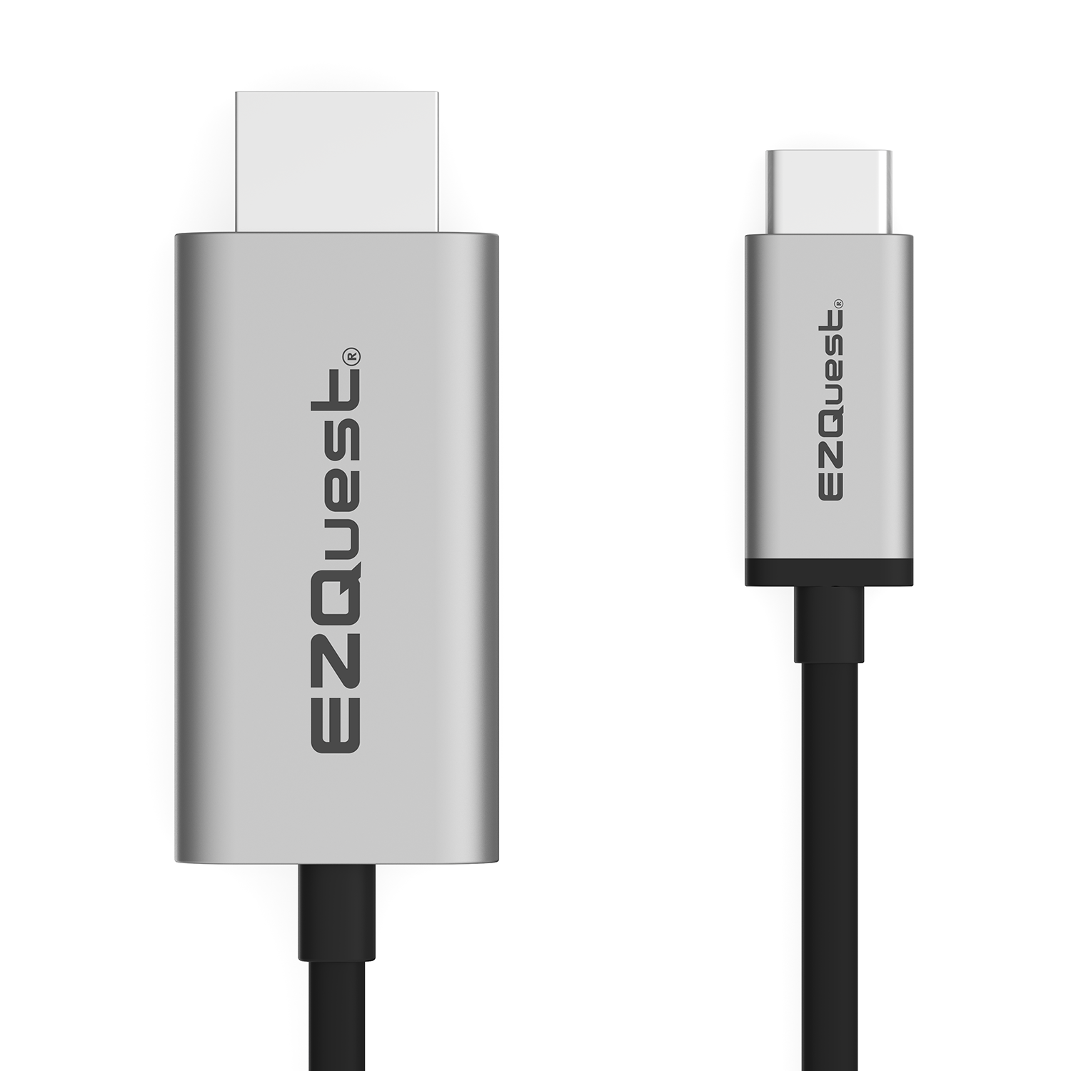 EZQuest Mini DisplayPort to HDMI 4K 60Hz Cable with Anodized Aluminum Sleeves 2.2 Meter 