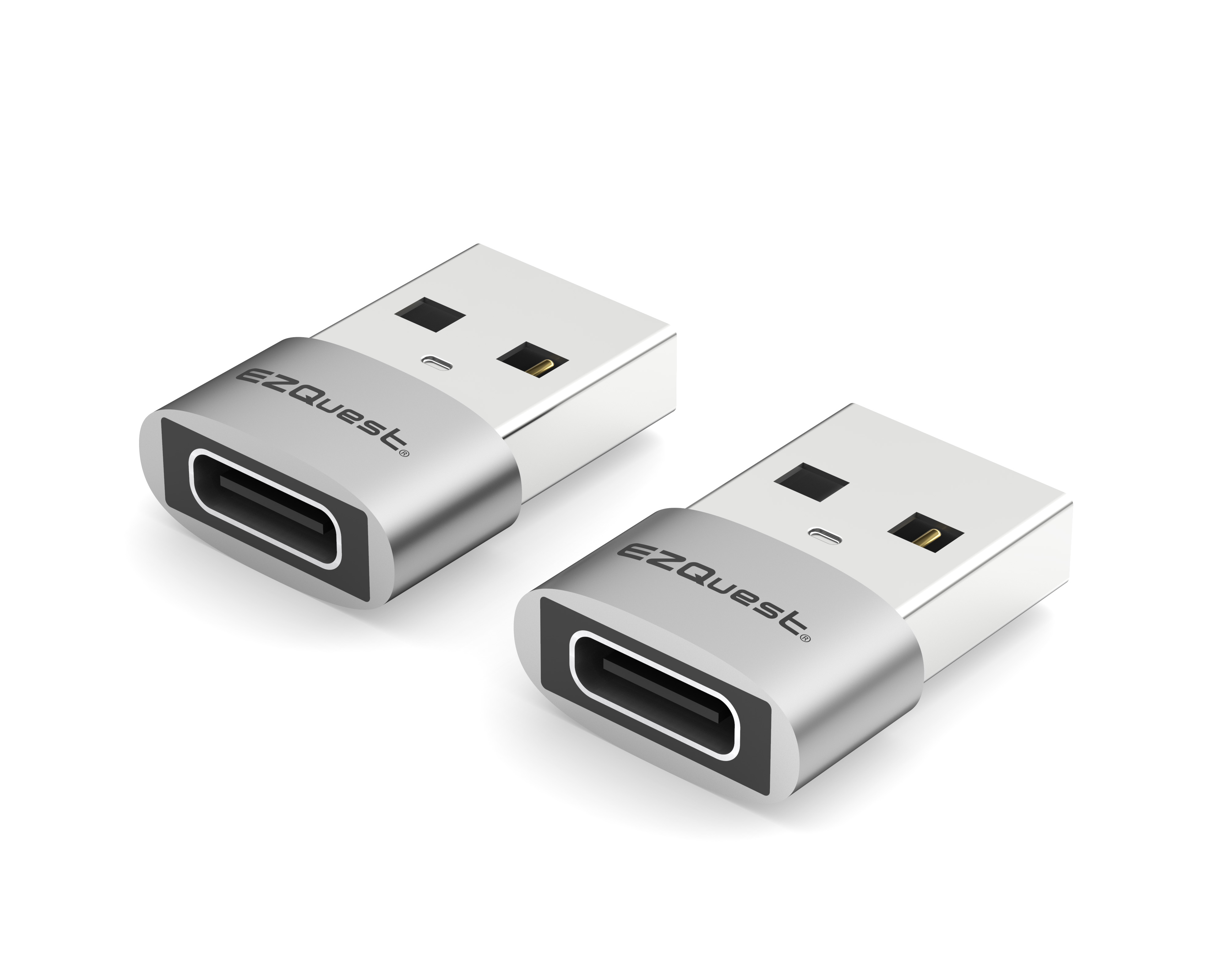 Forvirre Email Latter USB-C Female to USB-A Male Mini Adapter 2 Pack