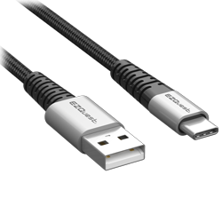 EZQuest DuraGuard USB-C to USB-A Charge and Sync Cable