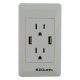 EZQuest Plug n' Charge USB Wall Outlet Charger
